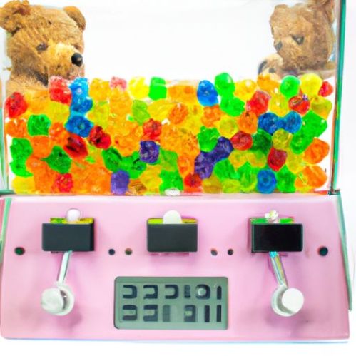 Máquina contadora de dulces Bear, tableta de 8 canales, gomitas contadoras automáticas de cuentas de lavandería