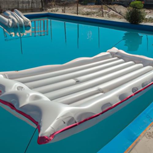 Radeau de bronzage flottant oreiller gonflable personnel flottant pour piscine, bain de soleil inclinable avec oreiller, prix d'usine, salon de bain de soleil gonflable