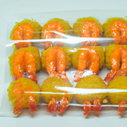 fast food sabor vietnã Pratos pré-fabricados ideais como aperitivos bolo de camarão fresco Embalagem a vácuo de boa qualidade Frutos do mar