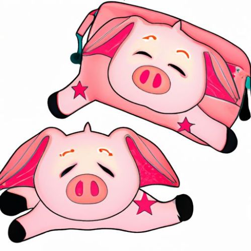 Boneka Mainan Mewah Tas Melodi Babi Bantal Lempar  Boneka Bantal Tidur Anak-anak Grosir Kartun Kreatif  Babi Anime