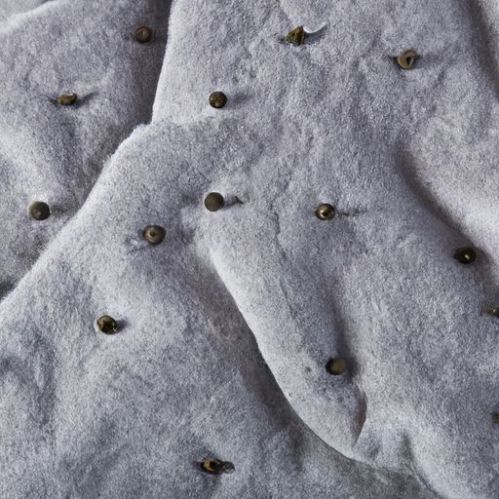 Fur Cashmere Berber Sherpa Fabric With pompom faux Fake Suede Fabric For Jacket Shoes Bonded Fabric Wholesale Composite Faux