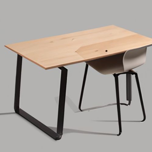 Modern Adjustable Standing Wooden Home Office executive office desk l shape Desk Computer Desk Metal Table Legs Office Table 2022 Wholesale Free Sample