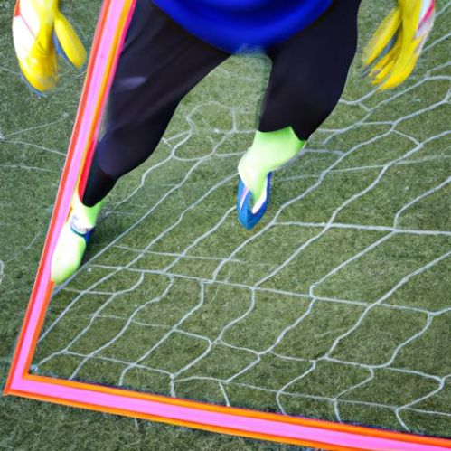 Triangolo speciale velocità irregolare lungo (Reazione allenamento portiere di calcio allenamento portiere di calcio