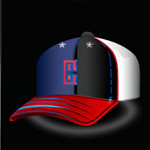 หมวกกีฬาเบสบอลมีโครงสร้างมีไฟกระพริบ มีโลโก้ติดหมวก ผ้าฝ้ายแฟชั่นสั่งทำ