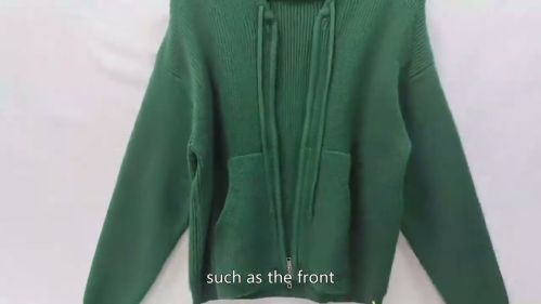Produksi pakaian rajut anak-anak Lantai pabrik, pembuatan pullover leher v