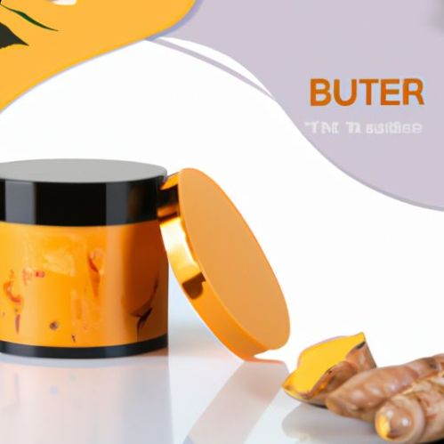 Butter Body Lotion Body Cream Glow loción corporal piel Iluminar Aclarar la piel Cuidado de la piel Cuerpo de cúrcuma