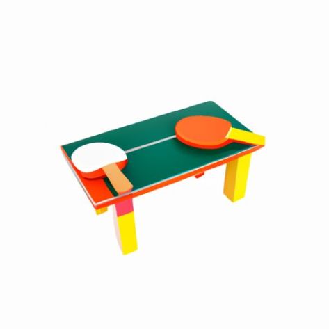 Tennis de table en bois Mini meubles de tennis de table jouet simulé tennis de table enfants jouets de sport