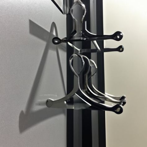 rust proof acrylic wall with 6 hanger self adhesive wall stainless steel black robe hook Bailiwang stainless steel