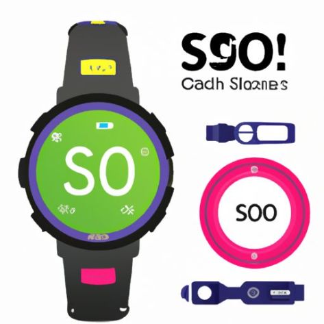 GPS Tracker Locatie Positionering draadloos 2 SOS-oproep Anti-verlies Polshorloge Rond scherm Q610S Smart Watch Kids