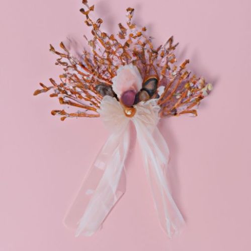 Pernikahan Bunga Pengantin Kupu-kupu Pernikahan Mewah Aksesoris Rambut Pengantin Ikat Kepala Mutiara Putri Mahkota Desain Terbaru 2020