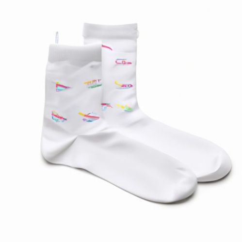 imprimir meias de compressão brancas femininas meias masculinas primavera e verão meias esportivas respiráveis ​​meias de compressão para enfermeiras F953 nova moda unicórnio elástico