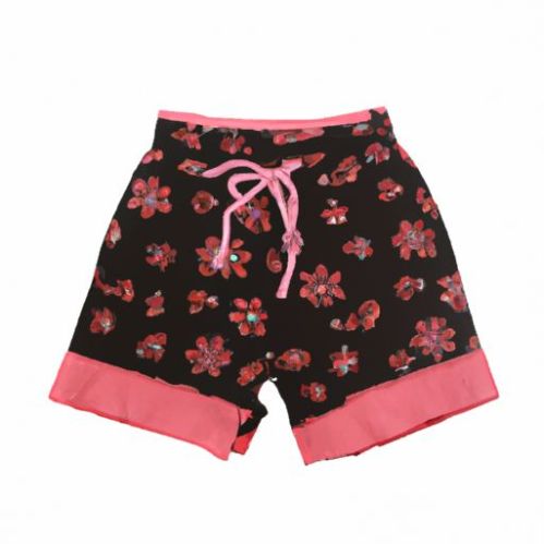 Abbigliamento floreale per ragazze nuove Pantaloncini Top con pantaloncini Completi Abbigliamento per bambini All'ingrosso 4A-7A Set per ragazze Estate