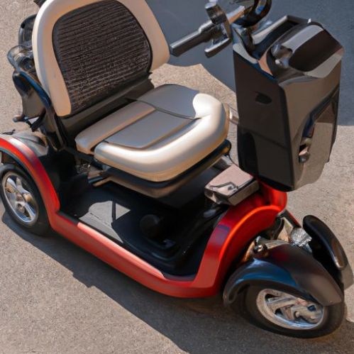 Scooter à 4 roues pour personnes âgées handicapées, moteur électrique, Scooter de mobilité pour personnes âgées, vélo électrique CE