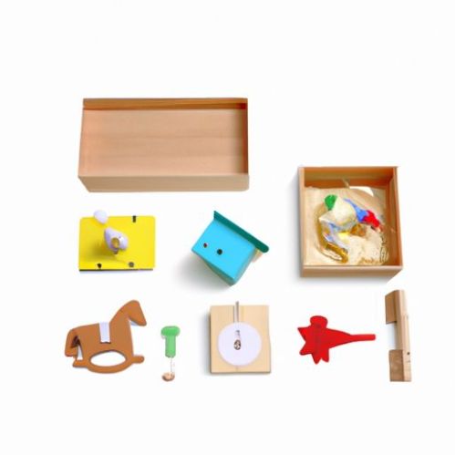 Kit di giocattoli sensoriali educativi per l'apprendimento con regalo per bambini Montessori in legno Colpisci la talpa Greenmart Scivolo multifunzionale per bambini in anticipo