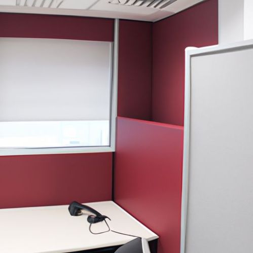 공기 청정 시스템 조립 및 개인 전화를 갖춘 사무실 캐빈 작업 사무실 음향 회의 포드 방음 사무실 회의 부스용 부스
