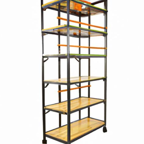 Stroge shelf metal shelves cabinet display bamboo fruit for Beauty Salon Spa High Quality Manufacturer furniture 5 tier
