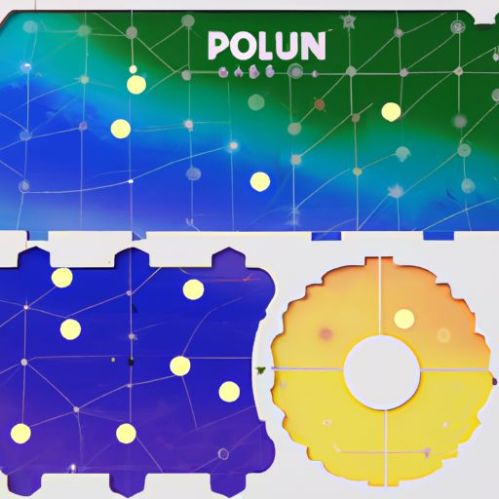 pieces Solar System luminous remote control floor puzzle game for kids educational kids puzzles game Factory price 46
