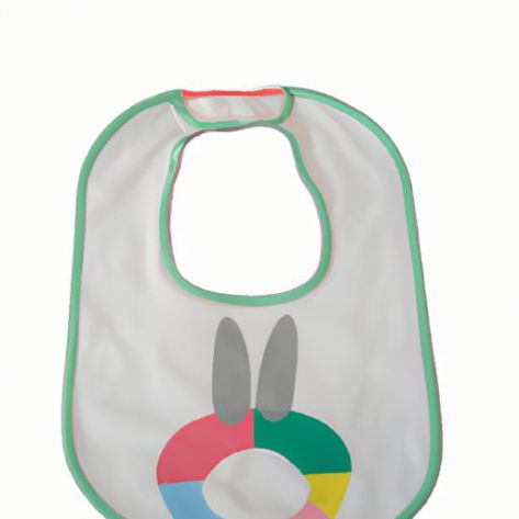 安全印刷可调节有机棉围兜多彩硅胶婴儿围兜适合亲爱的孩子最受欢迎的促销 OEM 标志健康