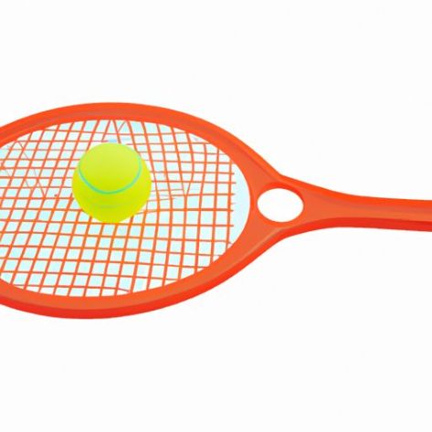 Raket Raket Tenis Mainan Permainan Olahraga untuk Anak-anak dengan Bola PU Anak-anak Dalam Ruangan Luar Ruangan