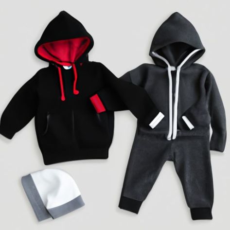 sweater Tracksuit Sports Hoodie Kids thickened warm outerwear Outfit Sportswear Suit Baby Boy Clothing Sets kids clothing set Cheap Thick Fleece
