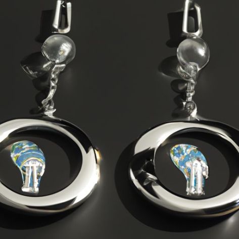 Стеклянный брелок для ключей «Луна», мужская цепочка, роскошный брелок в виде глобуса Земли, «Новая планета Солнечной системы»