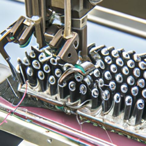 Máquina para ajustar la máquina trenzadora de cordón con perno trasero, 77-103 para máquina en zigzag KANSAI 1302, accesorios de encaje con dientes de perro, costura con múltiples agujas