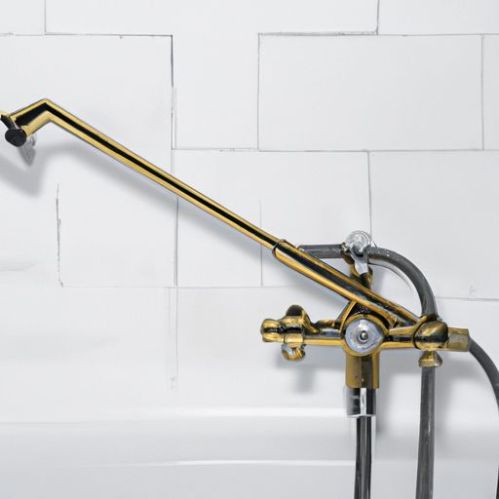황동 럭셔리 욕조 욕조 샤워 수전 온수 냉수 벽 장착형 믹서 2022 브러시드 니켈 바닥 장착 독립형