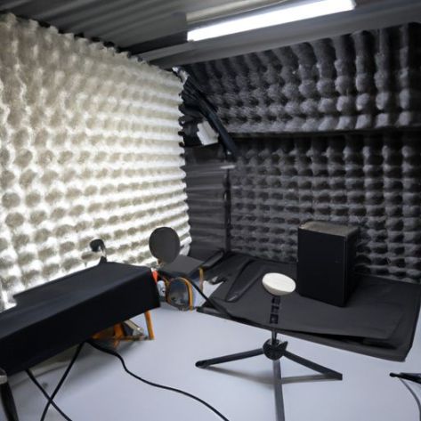 परीक्षण के लिए ध्वनिरोधी कक्ष ध्वनिरोधी परीक्षण एनीकोइक बॉक्स बूथ जिंगहुआन शोर कम करने वाला उपकरण पेशेवर