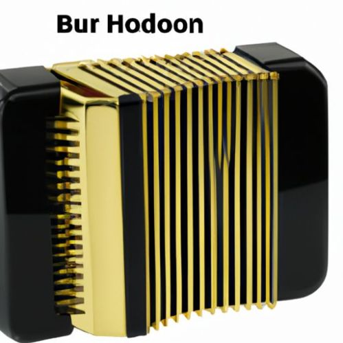 Black Gold 34 ปุ่ม 12 ปุ่ม diatonic หีบเพลงลูกสูบ Bass Acordeon Hohner Accordion Diatonic JB3412D ขายร้อนคุณภาพดี
