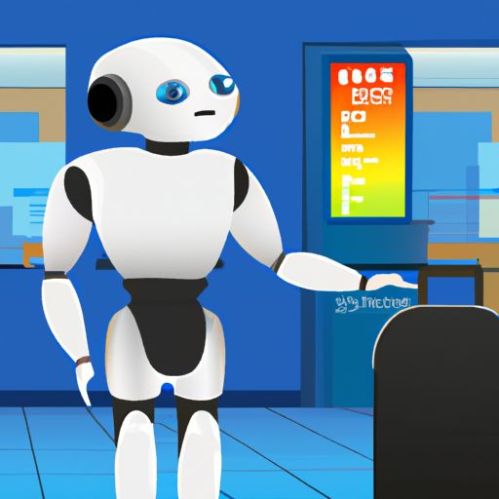 Robô de recepção de serviço inteligente inteligente Funções de inteligência artificial de recepção Robô de serviço Robôs de fabricação profissional Humanóides
