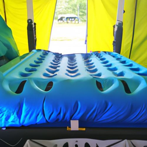 colchão inflável barraca inflável portátil colchão duplo fácil colchão inflável com bomba integrada acampamento personalizado de fábrica