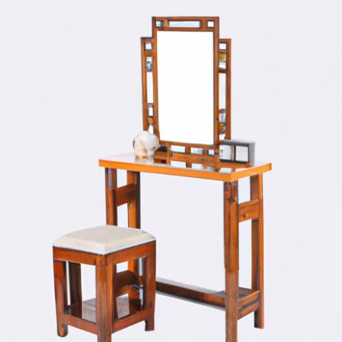 Meja Samping Cermin Kursi Furnitur Kayu untuk Ruang Tamu Jual Panas Custom