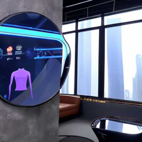 Cermin ajaib pintar kebugaran cermin kebugaran pintar biaya cermin interaktif cermin olahraga gym rumah interaktif pabrik Cina 32/43 android