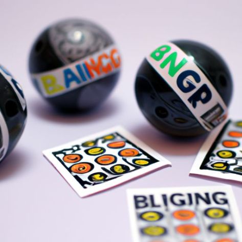 बिंगो ट्रैवल गेम्स बोर्ड गेम रीसायकल के लिए शैक्षिक गेंदें