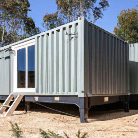 Maison capsule extensible mobile facile à assembler en forêt Maison de villa en conteneur préfabriquée 40 pieds Australie chaude