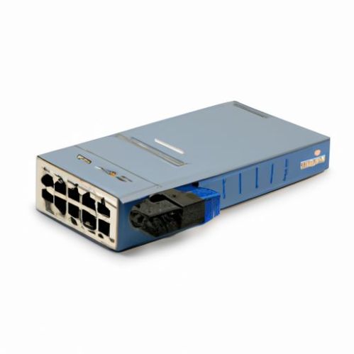 Porta 10/100M Ethernet Fibra 25ge(sfp28)/10ge(sfp+)/ge(sfp) switch di elaborazione di linea integrato 4 SC ottici 2 porte RJ45 Convertitore multimediale Wanglink Fibra monomodale