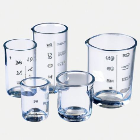 150ML 250ML 300ML 500ML quality borosilicate glass 1000ML LAB PP Cups Measuring plastic Beaker Professional production 25ML 50ML 100ML