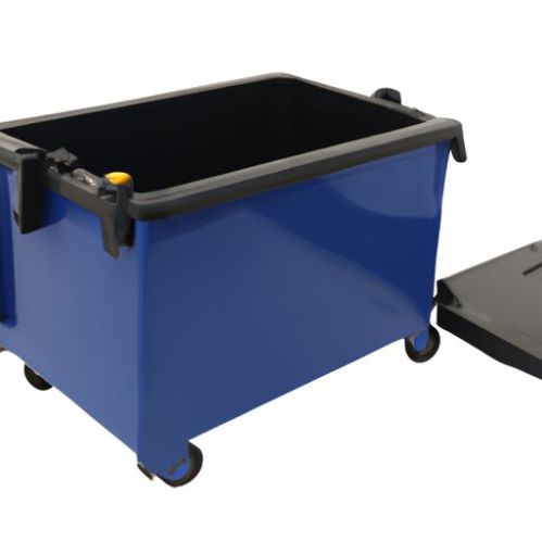 Müllcontainer für den Außenbereich, industrieller Mülleimer aus Kunststoff, Recycling-Mülleimer mit Rädern, neues attraktives Design, 1100 l