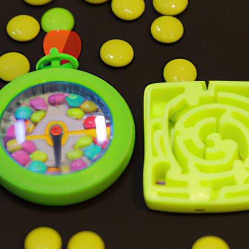 迷宫手表玩具水果味旋转发光平板糖果有趣又便宜