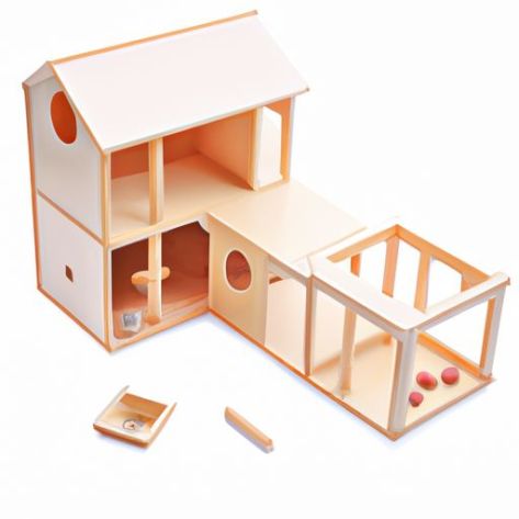 Meubles en bois Hamster Cage Set – maison pour chat maisons pour animaux de compagnie accessoires et jouets pour hamster vente en gros maisons pour animaux de compagnie cage pour hamster