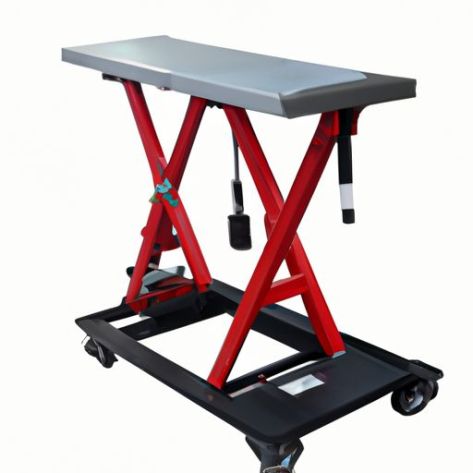 Meja mendukung penyesuaian meja angkat gunting yang berbeda dengan meja ce ukuran meja angkat truk gunting listrik 350kg 1,5m Lift semi-listrik