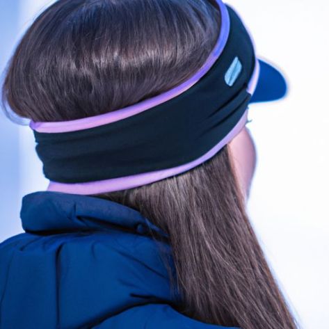 Couverture polaire femmes filles tennis tête bracelet broderie course plus chaud hiver bandeau cache-oreilles Yoga bandeau Sports de plein air cheveux sueur