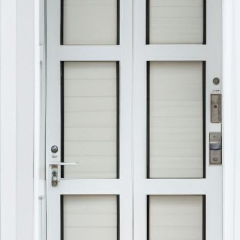 Door Design No Plastic Security style luxury Apartment Steel Door Highly Durable Stainless Steel Double
