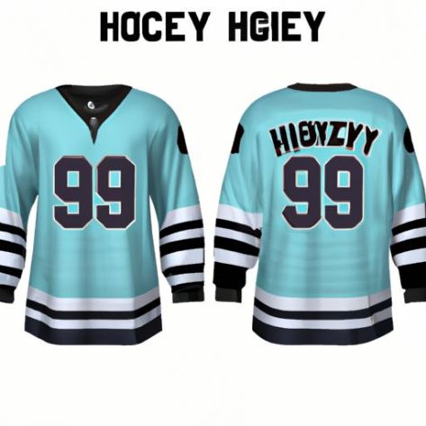 Maglie da hockey con numero di squadra della maglia da hockey su ghiaccio realizzate con camicie personalizzate IHY-0088B Design personalizzato del produttore OEM sublimato