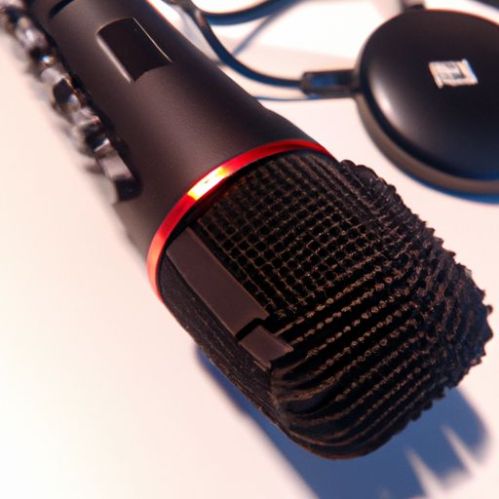麦克风卡拉 OK 现场广播声音 25 毫米电容卡语音 DJ 控制器适用于智能手机 PC 工作室录音 EVO BT USB 耳机