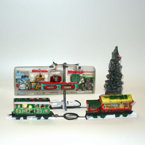 Conjunto de presentes para crianças, brinquedo para crianças, modelo em escala ho, trem elétrico turístico rc, trem modelo ho, 1:87, natal