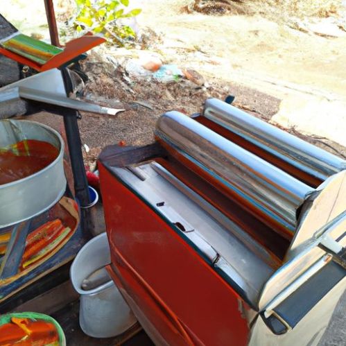 máquina de processamento de carrinho de carne para carne de mandioca em pequena escala