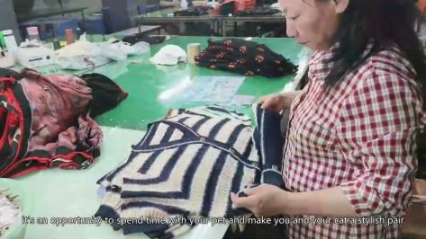 suéter mujer cardigan Bespoke Firm,trui met logo fabricación